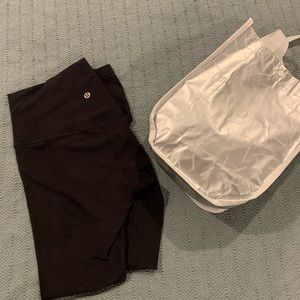 Lululemon 7/8 align leggings-black